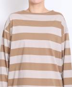 トロワ天竺 ワイドボーダー　バスクT